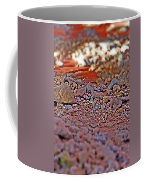 Red Rock Canyon Stones Coffee Mug featuring the photograph Red Rock Canyon Stones 2 by Chris Brannen