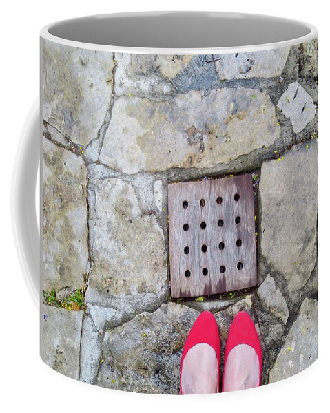 Shoes Coffee Mug featuring the photograph Red Shoes by Gia Marie Houck