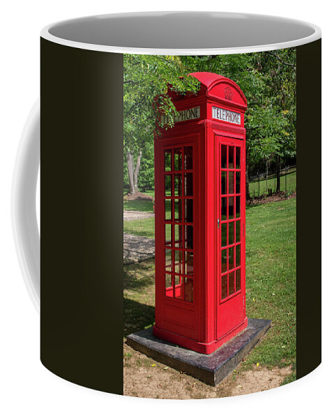 Guy Whiteley Coffee Mug featuring the photograph Red Telephone Box by Guy Whiteley