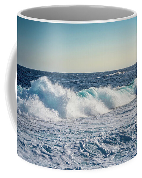 Africa Coffee Mug featuring the photograph Reef Break On The Morning Light by Hannes Cmarits