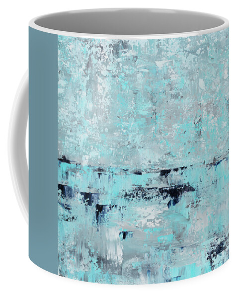 Abstract Coffee Mug featuring the painting Reflect by Tamara Nelson