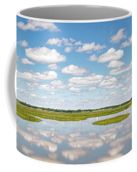 Kansas Coffee Mug featuring the photograph Reflected Clouds - 02 by Rob Graham