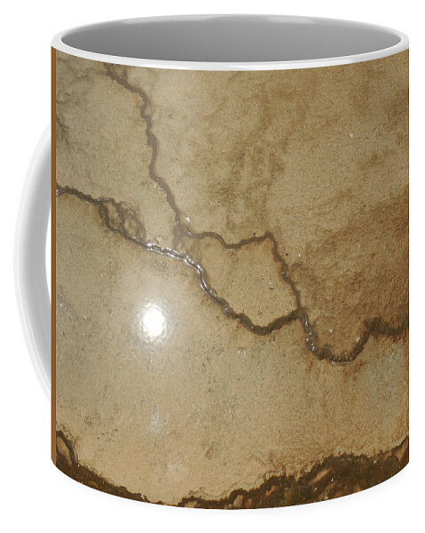 Abstract Coffee Mug featuring the photograph Reflected Sun in Hot Spring by Jayne Wilson