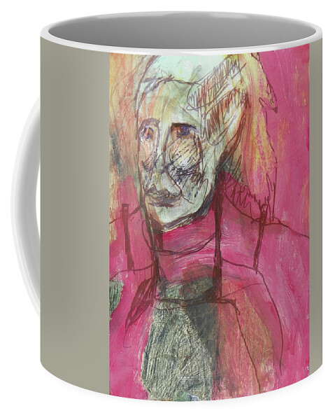  Coffee Mug featuring the painting Reflecting by Judith Redman