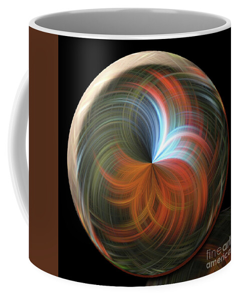 Reflecting Coffee Mug featuring the photograph Reflecting Orb by Judy Wolinsky