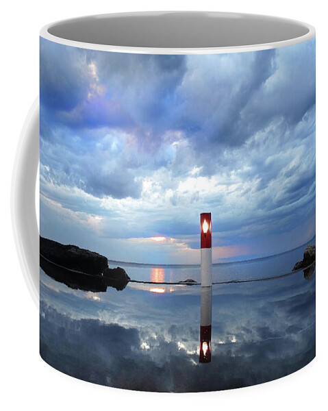 Thunderstorm Coffee Mug featuring the photograph Reflection After a Rain 2 by David T Wilkinson