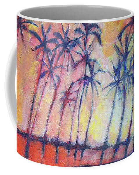 Art Coffee Mug featuring the painting Reflections by Angela Treat Lyon