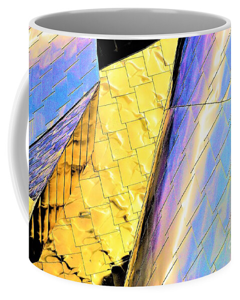 Reflections Peter B. Lewis Building Coffee Mug featuring the photograph Reflections on Peter B. Lewis Building, Cleveland2 by Merle Grenz