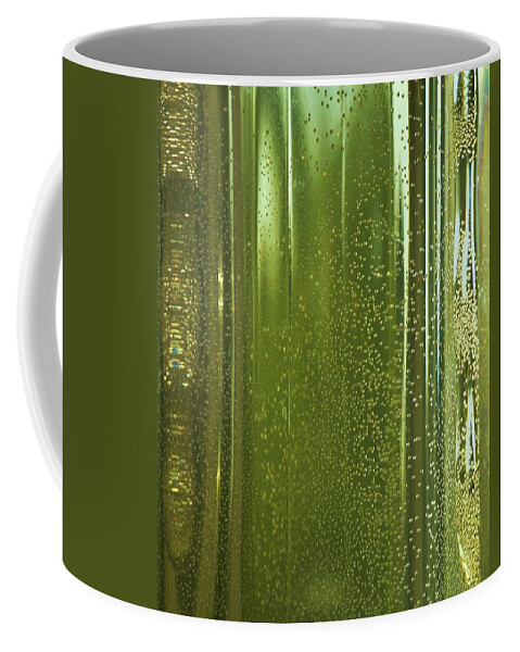 Linda Brody Coffee Mug featuring the photograph Reflective in Green by Linda Brody