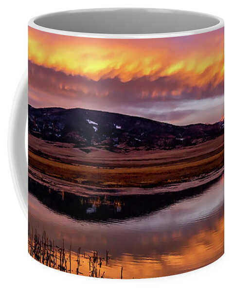 Monte Vista Coffee Mug featuring the photograph Refuge Reflection by Chuck Rasco Photography
