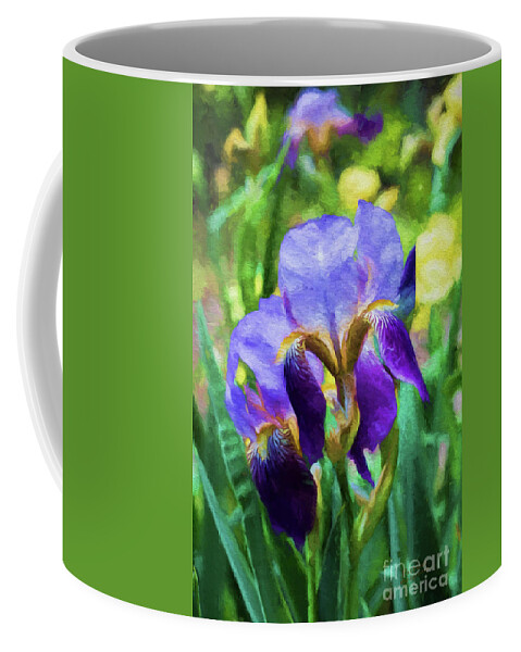 Iris Coffee Mug featuring the photograph Regal by Patricia Montgomery