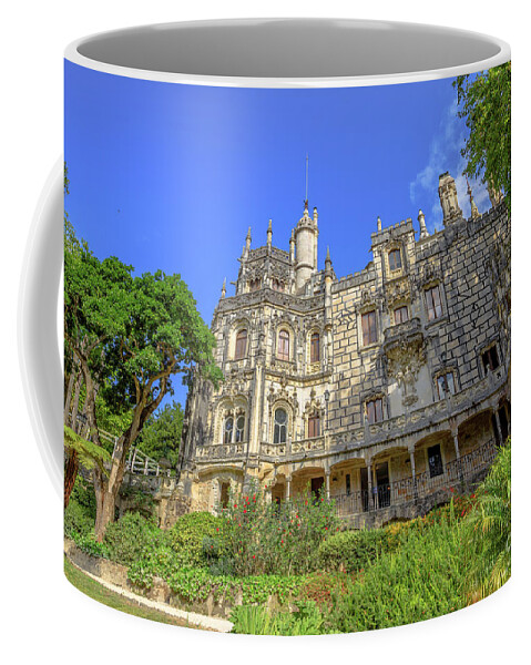 Sintra Coffee Mug featuring the photograph Regaleira Palace Sintra by Benny Marty