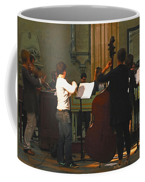 Music Rehearsal Coffee Mug featuring the photograph Rehearsal. Part 3. by Elena Perelman