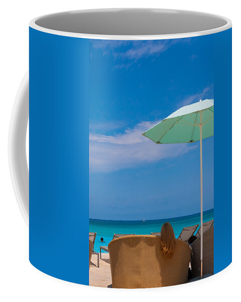 Bahamas Coffee Mug featuring the photograph Relaxing by Ed Gleichman
