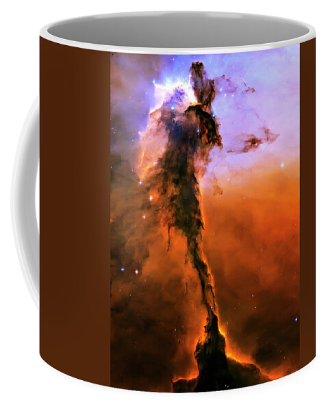 Outer Space Coffee Mug featuring the photograph Release - Eagle Nebula 2 by Jennifer Rondinelli Reilly - Fine Art Photography