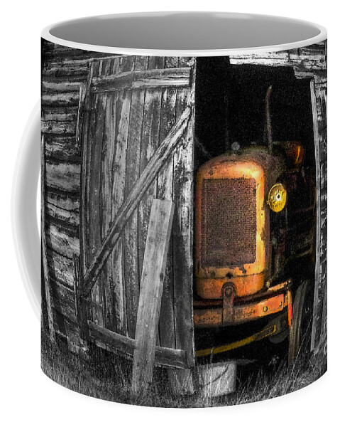 Vehicle Coffee Mug featuring the photograph Relic From Past Times by Heiko Koehrer-Wagner