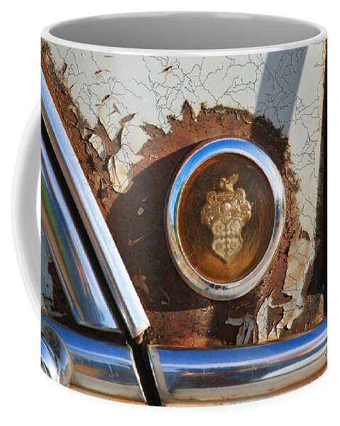 Corrosion Coffee Mug featuring the photograph Relic in the rust by Micah Offman