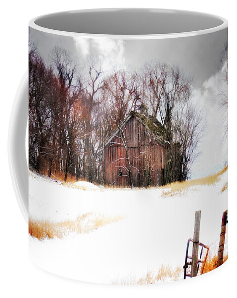 Barn Coffee Mug featuring the photograph Remember When by Julie Hamilton