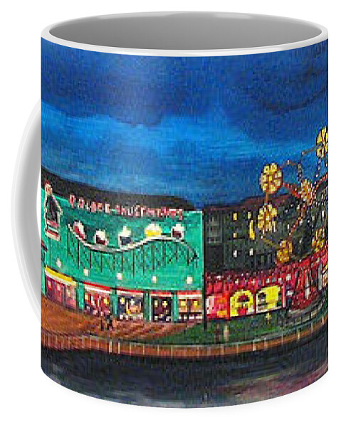 Asbury Art Coffee Mug featuring the painting Remember When by Patricia Arroyo