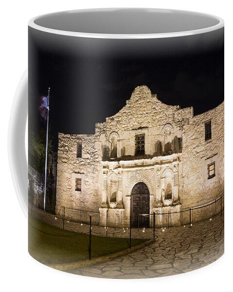 Alamo Coffee Mug featuring the photograph Remembering The Alamo by Stephen Stookey