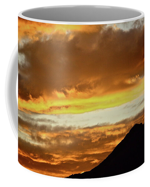 Sunset Coffee Mug featuring the photograph Reminds Me by Diana Hatcher