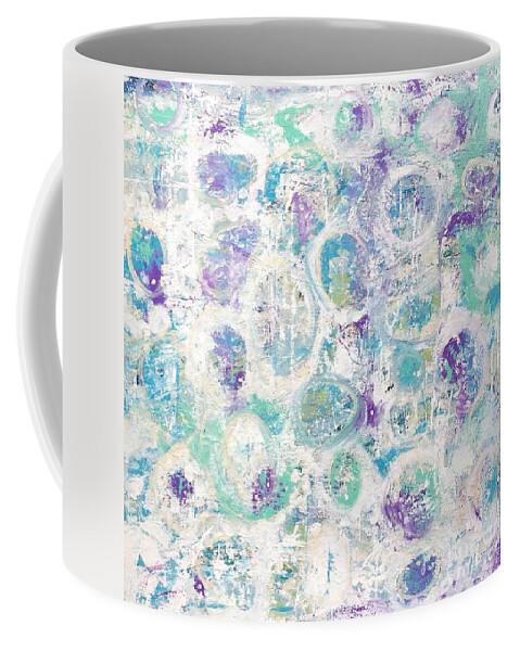 Abstract Painting Coffee Mug featuring the painting Renewal by Jacqui Hawk