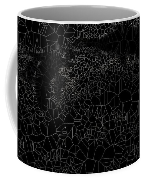 Vorotrans Coffee Mug featuring the mixed media Resistance by Stephane Poirier