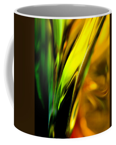 Glass Coffee Mug featuring the photograph Retro Abstract by Theresa Tahara
