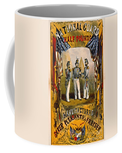 Retro Tobacco Label 1857b Coffee Mug featuring the photograph Retro Tobacco Label 1857 b by Padre Art