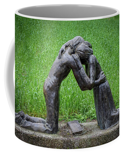 Sculpture Coffee Mug featuring the photograph Reunited by Will Wagner