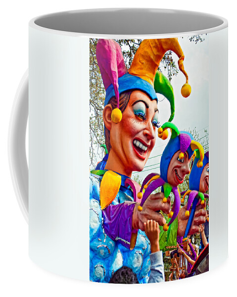  New Orleans Coffee Mug featuring the photograph Rex Mardi Gras Parade XI by Steve Harrington