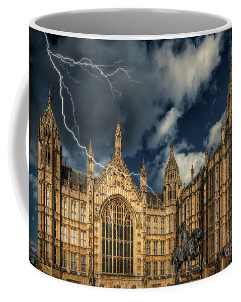 London Coffee Mug featuring the photograph Richard The Lionheart by Adrian Evans