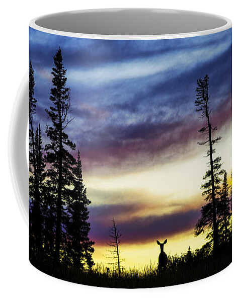 Ridge Silhouette Coffee Mug featuring the photograph Ridge Sihouette by Chad Dutson