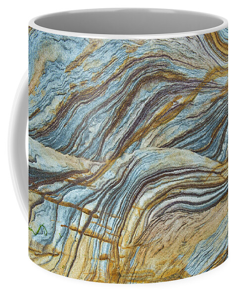 Sandstone Coffee Mug featuring the photograph Riding The Wave by Tim Gainey