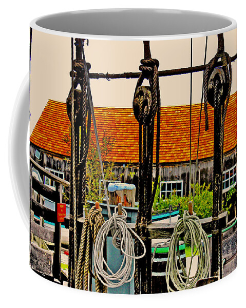Susan Vineyard Coffee Mug featuring the photograph Rigging by Susan Vineyard