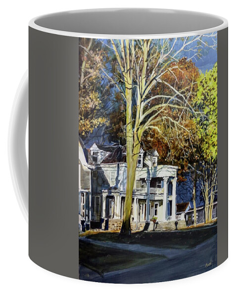 House Coffee Mug featuring the painting Rise Above The Storm by William Brody