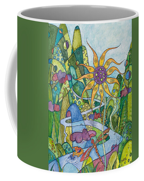 Flower Coffee Mug featuring the painting Rise and Shine by Tanielle Childers