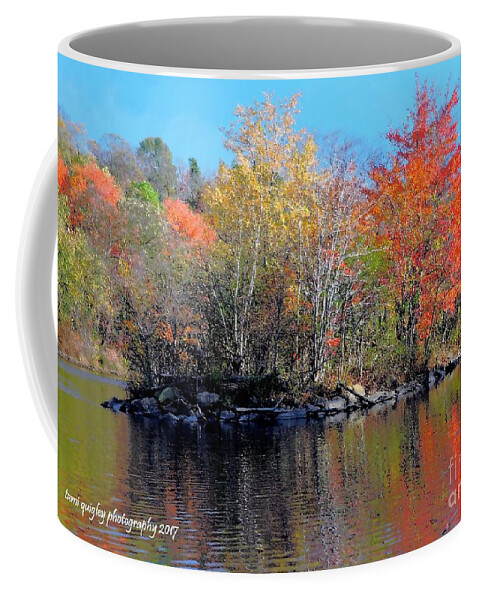 Autumn Coffee Mug featuring the photograph River Color by Tami Quigley