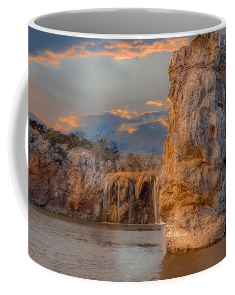 Vanishing River Cruise Coffee Mug featuring the photograph River Cruise by G Lamar Yancy
