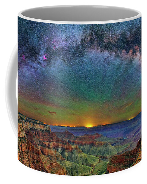 Astronomy Coffee Mug featuring the photograph River of Stars by Ralf Rohner
