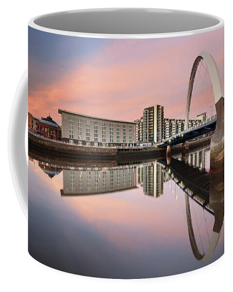 Sunset Coffee Mug featuring the photograph River Reflection by Grant Glendinning