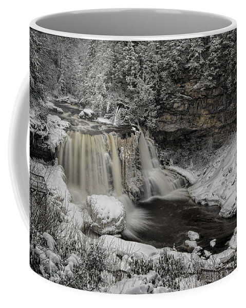 Ice Coffee Mug featuring the photograph River Road by Erika Fawcett