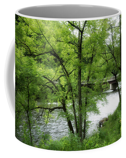 River Coffee Mug featuring the photograph River Series Y5358 by Carlos Diaz