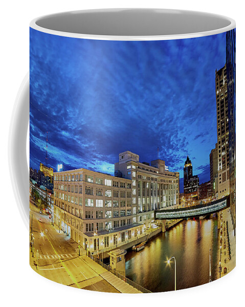 Www.cjschmit.com Coffee Mug featuring the photograph River View by CJ Schmit