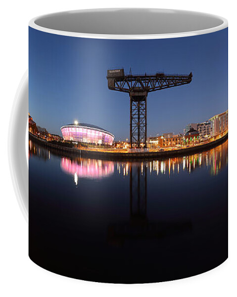  Clyde Arc Coffee Mug featuring the photograph River View Panoramic by Grant Glendinning