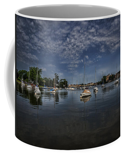 Riverside Park Coffee Mug featuring the photograph Riverside Park 2014-1 by Thomas Young