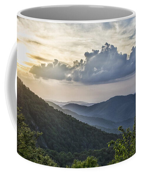 Roan Mountain Coffee Mug featuring the photograph Roan Mountain Vista by Heather Applegate