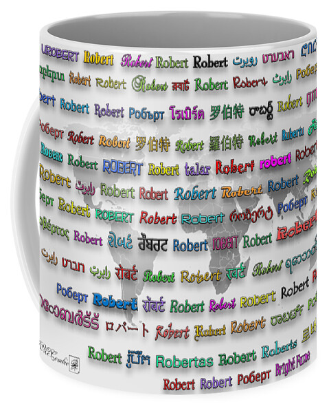 Mccombie Coffee Mug featuring the digital art Robert by J McCombie