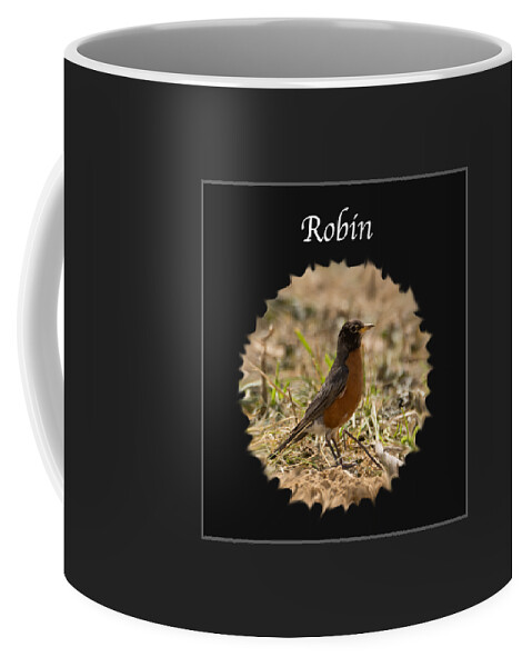 Robin Coffee Mug featuring the photograph Robin by Holden The Moment
