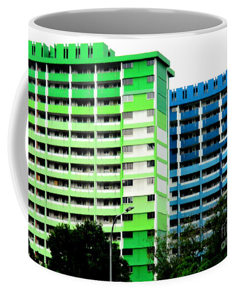 Rochor Coffee Mug featuring the photograph Rochor Center Singapore 2 by Randall Weidner